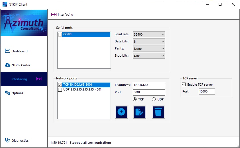 Interfacing page